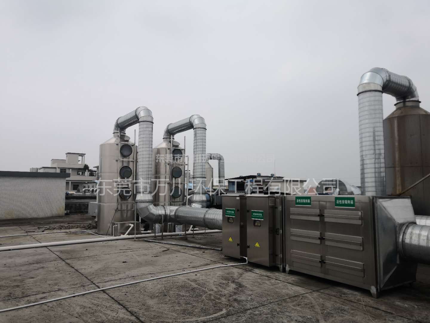 玩具廠手動(dòng)噴漆廢氣處理工程案例